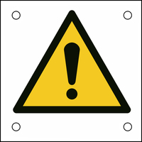 Brady W/W001/NT/ALU05-50X50-1 safety sign Tag safety sign 1 pc(s)