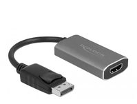 DeLOCK 63118 adaptador de cable de vídeo 0,2 m DisplayPort HDMI tipo A (Estándar) Gris