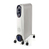 Nedis HTOI30WT11 calefactor eléctrico Interior Blanco 2500 W Radiador de aceite eléctrico