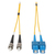 Tripp Lite N354-09M InfiniBand/fibre optic cable 9 m 2x SC 2x ST OFNR Zwart, Blauw, Geel