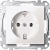 Merten MEG2301-0460 socket-outlet CEE 7/3 Aluminium