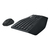 Logitech MK850 Performance Tastatur Maus enthalten RF Wireless + Bluetooth AZERTY Belgisch Schwarz