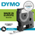 DYMO D1 -Standard Labels - Red on Transparent - 12mm x 7m