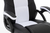 Raptor Gaming RG-GS-40 Gaming-Sessel Gepolsterter Sitz Schwarz, Weiß