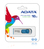 ADATA C008 USB flash meghajtó 16 GB USB A típus 2.0 Kék, Fehér