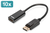 Digitus AK-990903-002-S video átalakító kábel 0,15 M DisplayPort HDMI A-típus (Standard) Fekete
