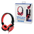 LogiLink HS0049RD słuchawki/zestaw słuchawkowy Opaska na głowę Złącze 3,5 mm Czarny, Czerwony
