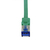 LogiLink C6A015S hálózati kábel Zöld 0,25 M Cat6a S/FTP (S-STP)