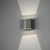Konstsmide 7877-370 Außenbeleuchtung Wandbeleuchtung für den Außenbereich LED 3 W Grau