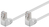 Goobay CAT 5e Patch Cable 2x 90° Angled, F/UTP, white, 0.5 m