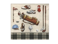 Servietten Ihr Lunch Golf Classics 20Stk. 33x33cm, 3lagig