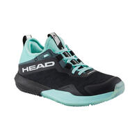 Women's Padel Shoes Motion Pro 2024 - Black/turquoise - UK 7 EU41