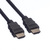 ROLINE HDMI High Speed Kabel mit Ethernet, schwarz, 1,0 m