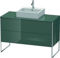 DURAVIT XS492203838 Waschtischunterbau XSQUARE 778x1200x548mm dolomiti grey hoch