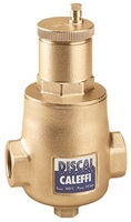 CALEFFI 551006 Caleffi Luftabscheider DISCAL Messing, mit Entleerungsstutzen 1Z