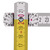 STABILA Zollstock Type 417, 2 m, weiß, weiß/gelbe metrische Schnellablese-Skala, Winkelfunktion, Meterstab aus PEFC-zertifiziertem Holz, Stahlblechgelenke mit integrieter Stahlf...