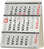 BIELLA Pultkalender Desktop 2025 887020000025U 3M/1S Delta ws ML 12.5x15.5cm