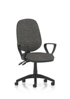 Eclipse Plus II Chair Charcoal Loop Arms KC0024