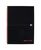 Black n Red A4 Wirebound Hard Cover Notebook Ruled 140 Pages Black/Red (Pack 5)