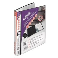 Snopake ReOrganiser A4 Display Book 40 Pocket Black