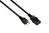 Netzkabel Amerika/USA Netz-Stecker Typ B (NEMA 5-15P) an C13 (gerade), UL, schwarz, AWG18, 5 m, Good