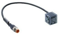 Sensor-Aktor Kabel, M12-Kabelstecker, gerade auf Ventilstecker, 5-polig, 3 m, PU