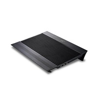 DeepCool Notebook Hűtőpad 17"-ig - N8 Black (25.1dB; max. 160,89 m3/h; 2x14cm, 4xUSB3.0 )