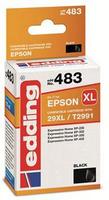 Edding Tinta helyettesíti Epson 29XL, T2991 Kompatibilis Fekete EDD-483 18-483