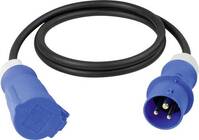AS Schwabe 61370 Áram Hosszabbítókábel Fekete/kék 5 m H07RN-F 3G 2,5 mm²
