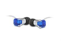 Earphones GEM Collection With Sapphire Stone Black