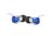Earphones GEM Collection With Sapphire Stone Black
