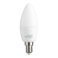 Lampadina LED MKC - E14 - Candela - 5,5 W - 499048018 (Bianco Caldo)