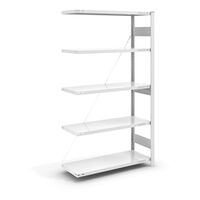 Heavy duty boltless shelving unit, RAL 7035