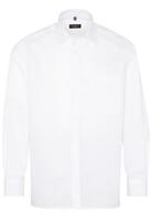 Langarm Hemd Comfort Fit 100 Baumwolle, Farbe weiss, Gr. 49