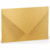 Briefumschlag B6 Nassklebung Gold