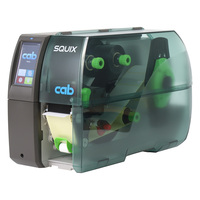 Cab SQUIX 2P Etikettendrucker mit Spender, Lineraufwickler, 600 dpi - Thermodirekt, Thermotransfer - LAN, USB, WLAN, seriell (RS-232), Thermodrucker (5977033)