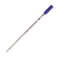 Normalansicht - Ecobra Schraubminen für Kugelschreiber, medium, blau