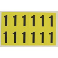 Self-adhesive numbers and letters - Number 1