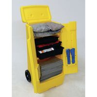 Mobile spill caddy kit - extra large - Trolley and general purpose spill kit