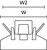 Befestigungsclip für Schraubenbefestigung, Ø3.1 mm, L=31.0mm, W=25.0mm, schwarz, 100ST