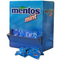 Mentos Mint Duo Kaubonbon im Dispenser, 250 Doppel-Packungen
