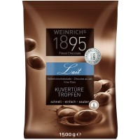 Weinrichs Kuvertüre Tropfen Vollmilch 1,5 kg, Schokolade