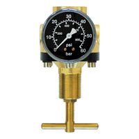 Hochdruckregler, BG 40, G1/2, 3 – 50 bar, Manometer