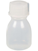 Narrow neck bottles bio with screw cap green LDPE