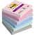 Post-it® Haftnotizen Super Sticky Notes, 76 x 76 mm, Soulful bunt
