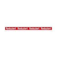 Sticker XXL / Promotional Sticker / Display Window Sticker | self-adhesive film white red "Reduziert"
