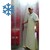 Foto 4 von PVC-Streifenvorhang Tiefkühlbereich kältefest Temperatur Resistenz +30/-25°C, Lamellen 300 x 3 mm transparent, Höhe 4,50 m, Breite 5,00 m (4,10 m), Edelstahl