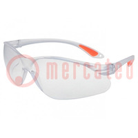Safety spectacles; Lens: transparent