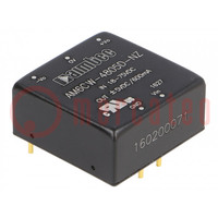 Converter: DC/DC; 6W; Uin: 18÷75V; Uout: 5VDC; Uout2: -5VDC; 1"x1"