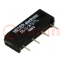 Relay: reed switch; SPST-NO; Ucoil: 12VDC; 1.25A; max.200VDC; 145mW